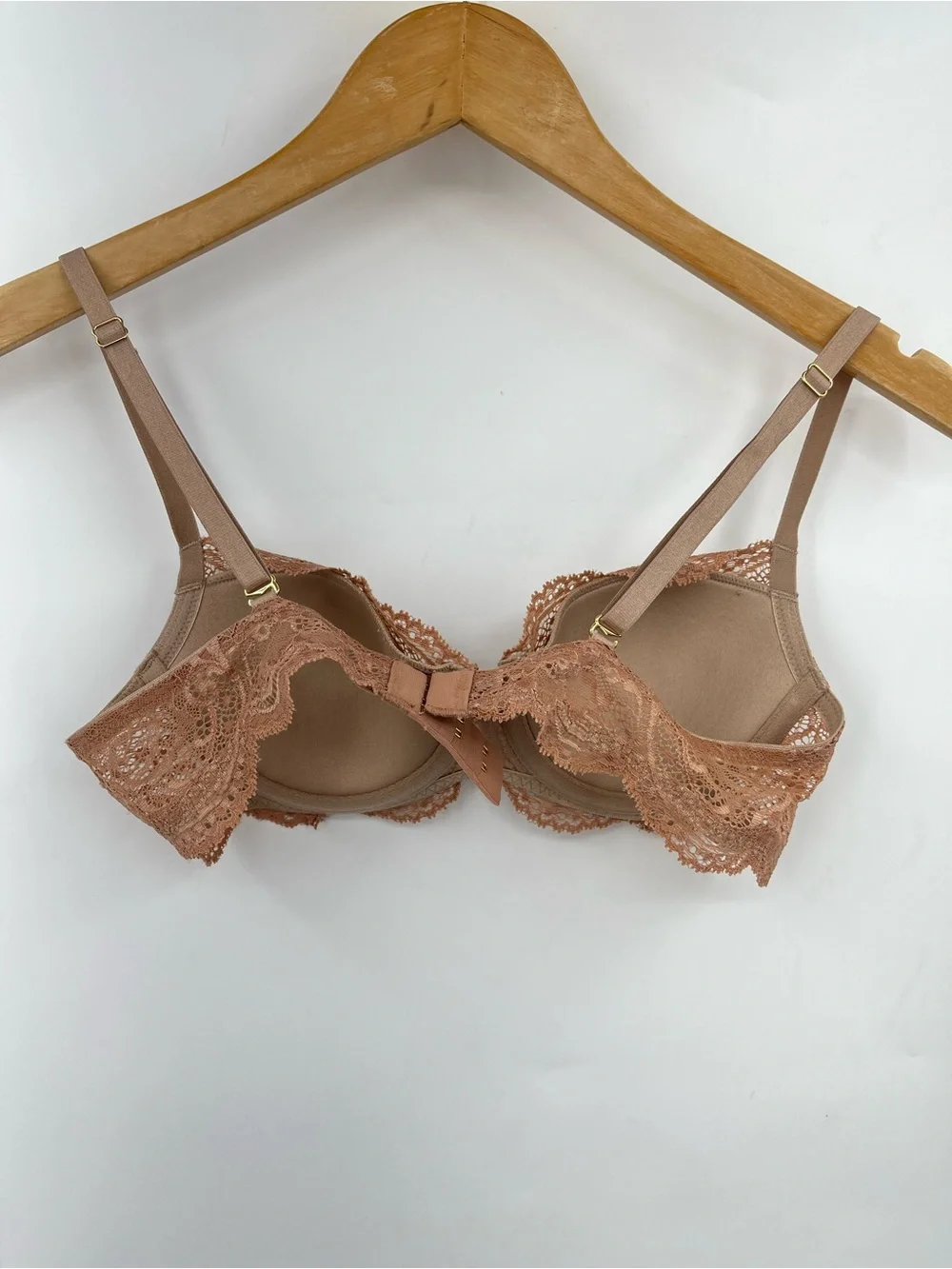 ThirdLove 24/7 Lace Balconette Bra tan nude 0792 neutral 32 A 1/2 half cup